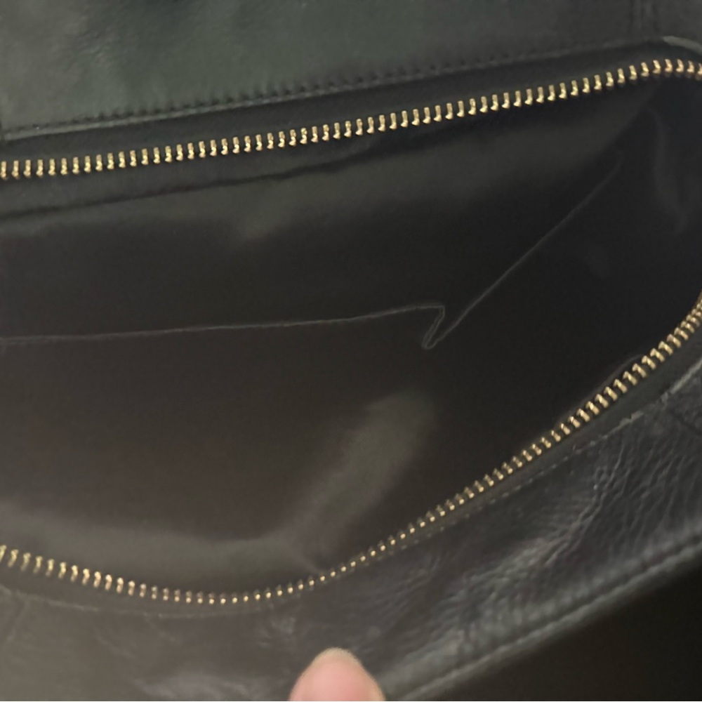 Coach Campbell Hobo Shoulder Bag with Gold Buckle Black Leather - Picture 12 of 14